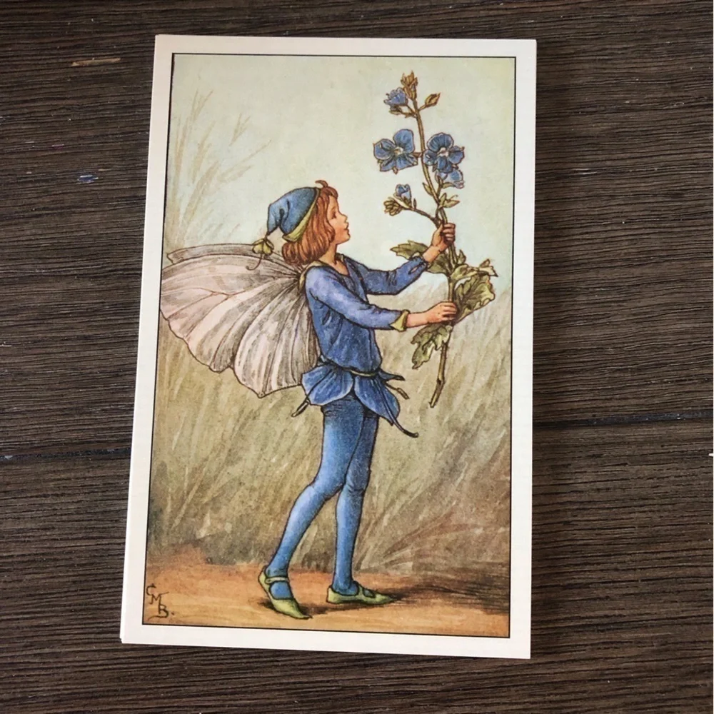 Garden Flower Fairies by: Cicely Mary Barker postcard set #2
